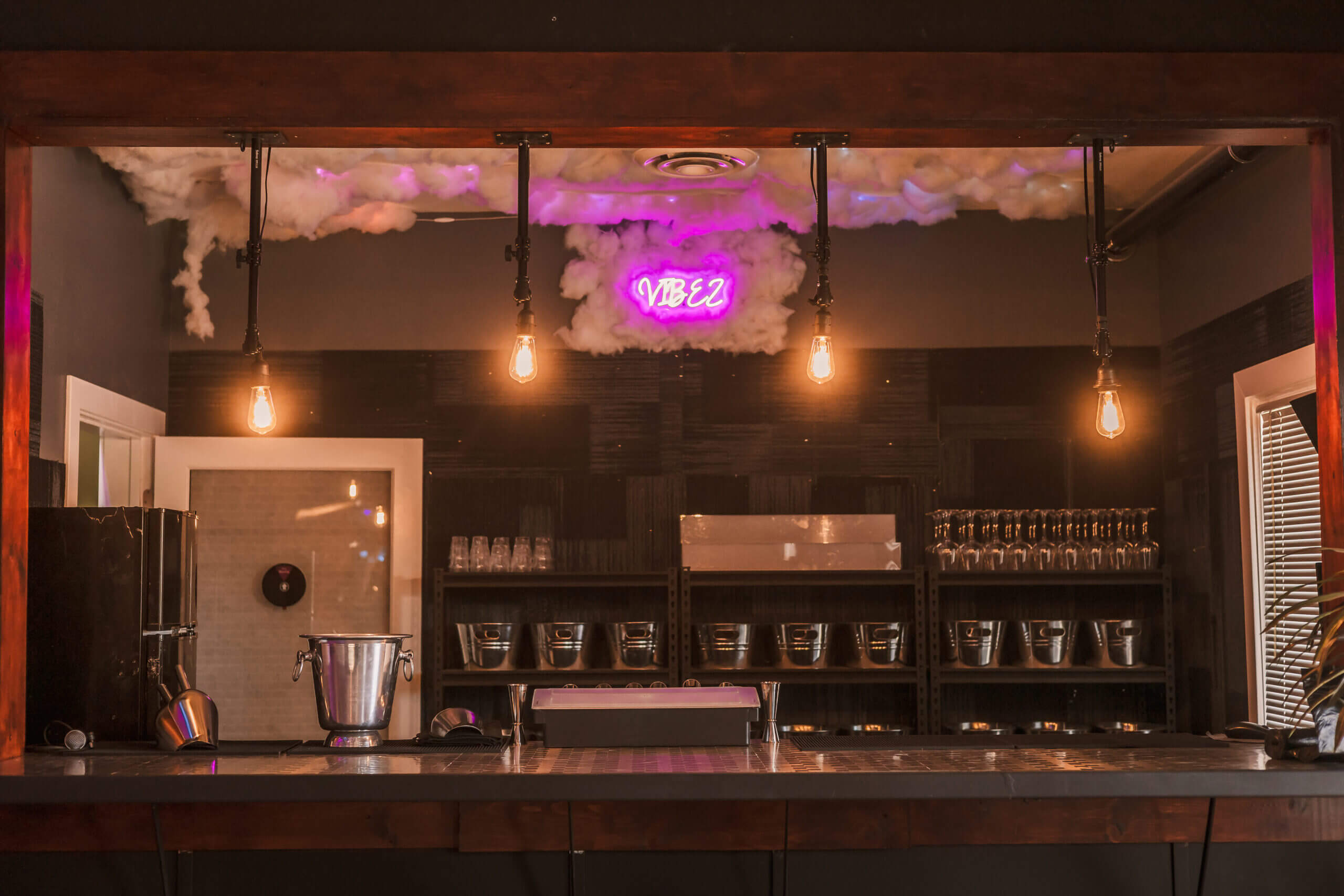 Phoenix BYOB Bar and Lounge at The Intern, inside of 726 Studios, located in the Roosevelt Row Historic District