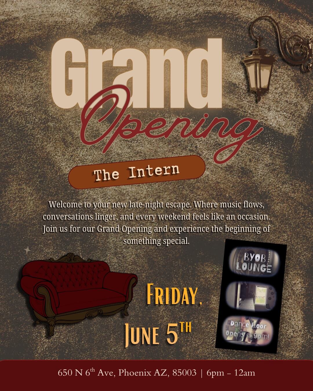 The Intern Grand Opening | First Friday Phoenix