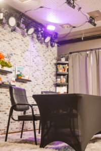 726-Studios-Phoenix-Studio-and-Equipment-Rental-26 Photo showing that private events, team meetings, or workshops can be setup at 726 Studio rentals - a place for any type of business owner or creative.